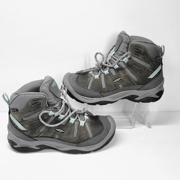 KEEN  women's circadia waterproof hiking boot Sz 7 NEW - Picture 3 of 8